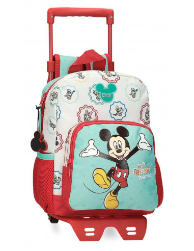 29722T1 ADAPT. BACKPACK 28CM.W/TROLLEY MICKEY BEST FRIENDS T